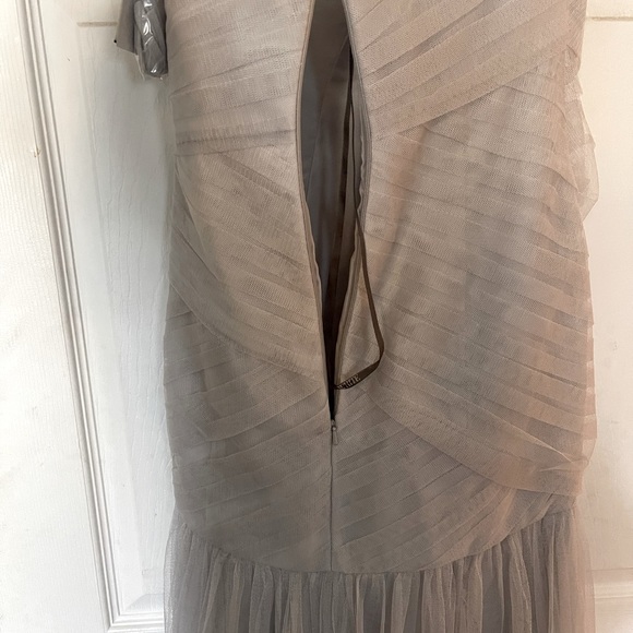 NWT Strapless Bobbin Net Gown w Sweetheart Neck - Picture 4 of 6